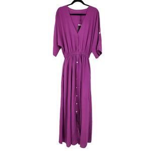 Elegant Purple Maxi Dress